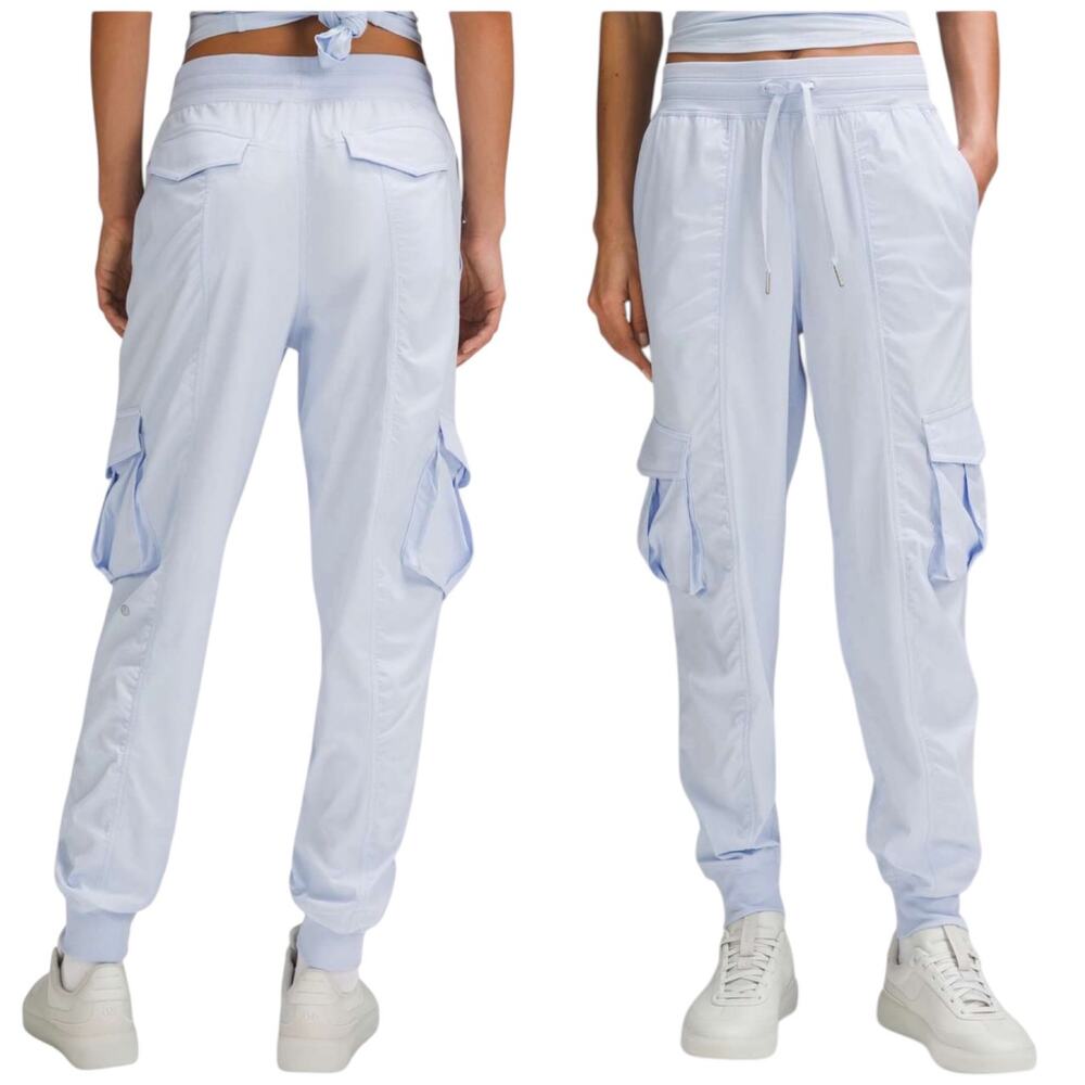 Lululemon Dance Studio Relaxed-Fit Mid-Rise Cargo Jogger Windmill Blue Medium